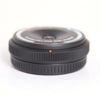 Used OM System 9mm f8 Fisheye Body Cap Lens Black