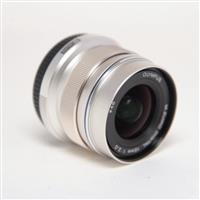 Used Olympus M.Zuiko Digital ED 12mm f/2 Wide Angle Lens Silver