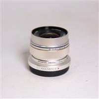 Used Olympus M.Zuiko Digital ED 12mm f/2 Wide Angle Lens Silver