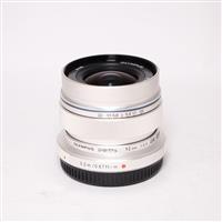 Used Olympus M.Zuiko Digital ED 12mm f/2 Wide Angle Lens Black