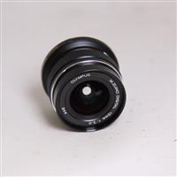 Used Olympus M.Zuiko Digital ED 12mm f/2 Wide Angle Lens Black