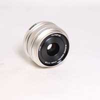 Used Olympus M.Zuiko Digital 17mm f/1.8 Lens Silver