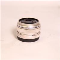 Used Olympus M.Zuiko Digital 17mm f/1.8 Lens Silver