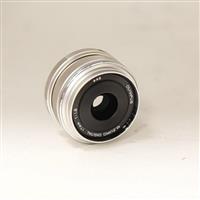 Used Olympus M.Zuiko Digital 17mm f/1.8 Lens Silver