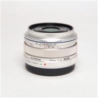 Used Olympus M.Zuiko Digital 17mm f/1.8 Lens Silver