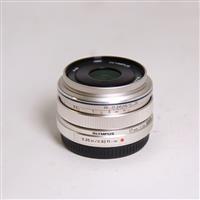 Used Olympus M.Zuiko Digital 17mm f/1.8 Lens Silver