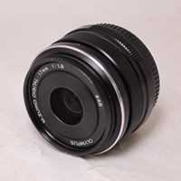 Used Olympus M.Zuiko Digital 17mm f/1.8 Lens Black