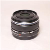 Used Olympus M.Zuiko Digital 17mm f/1.8 Lens Black