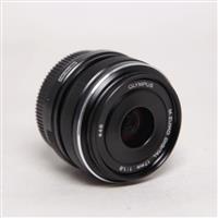 Used Olympus M.Zuiko Digital 17mm f/1.8 Lens Black