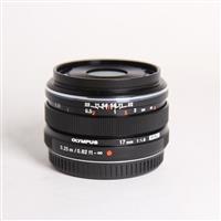 Used Olympus M.Zuiko Digital 17mm f/1.8 Lens Black