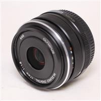 Used Olympus M.Zuiko Digital 17mm f/1.8 Lens Black