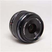 Used Olympus M.Zuiko Digital 17mm f/1.8 Lens Black