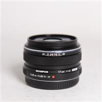 Used Olympus M.Zuiko Digital 17mm f/1.8 Lens Black