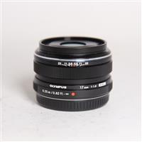 Used Olympus M.Zuiko Digital 17mm f/1.8 Lens Black