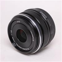 Used Olympus M.Zuiko Digital 17mm f/1.8 Lens Black