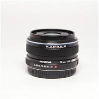 Used Olympus M.Zuiko Digital 17mm f/1.8 Lens Black