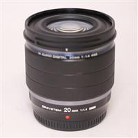 Used OM SYSTEM M.Zuiko Digital ED 20mm f/1.4 PRO Lens for MFT