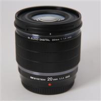 Used OM SYSTEM M.Zuiko Digital ED 20mm f/1.4 PRO Lens for MFT