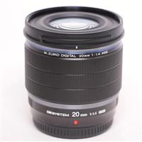 Used OM SYSTEM M.Zuiko Digital ED 20mm f/1.4 PRO Lens for MFT
