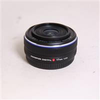 Used Olympus M.Zuiko Digital 17mm f/2.8 Pancake Lens Black