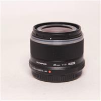 Used Olympus M.Zuiko Digital 25mm f/1.8 Lens Black