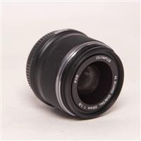 Used Olympus M.Zuiko Digital 25mm f/1.8 Lens Black