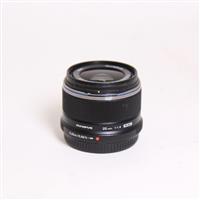 Used Olympus M.Zuiko Digital 25mm f/1.8 Lens Black