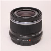 Used Olympus M.Zuiko Digital 25mm f/1.8 Lens Black