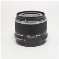 Used Olympus M.Zuiko Digital 25mm f/1.8 Lens Black