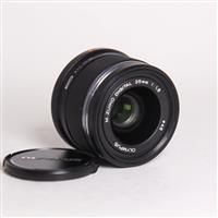 Used Olympus M.Zuiko Digital 25mm f/1.8 Lens Black