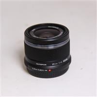 Used Olympus M.Zuiko Digital 25mm f/1.8 Lens Black