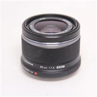 Used Olympus M.Zuiko Digital 25mm f/1.8 Lens Black