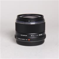 Used Olympus M.Zuiko Digital 25mm f/1.8 Lens Black