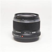 Used Olympus M.Zuiko Digital 25mm f/1.8 Lens Black