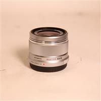 Used Olympus M.Zuiko Digital 25mm f/1.8 Lens Silver