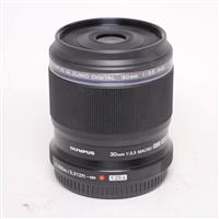 Used Om System M.Zuiko Digital ED 30mm f/3.5 Macro Lens