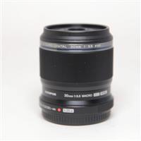 Used Om System M.Zuiko Digital ED 30mm f/3.5 Macro Lens