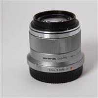 Used Olympus M.Zuiko Digital 45mm f/1.8 Lens Silver