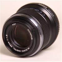 Used Olympus M.Zuiko Digital 45mm f/1.8 Lens Black