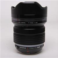 Used Olympus M.Zuiko Digital ED 7-14mm f/2.8 PRO Wide Angle Zoom Lens