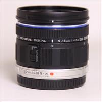 Used Olympus M.Zuiko Digital ED 9-18mm f/4-5.6 Wide Angle Zoom Lens