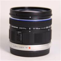 Used Olympus M.Zuiko Digital ED 9-18mm f/4-5.6 Wide Angle Zoom Lens