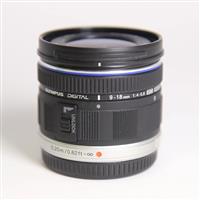 Used Olympus M.Zuiko Digital ED 9-18mm f/4-5.6 Wide Angle Zoom Lens