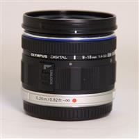Used Olympus M.Zuiko Digital ED 9-18mm f/4-5.6 Wide Angle Zoom Lens