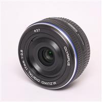 Used Olympus 17mm f/2.8 - Black