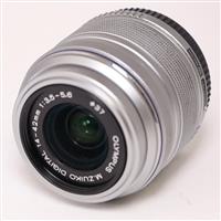 Used Olympus M.Zuiko Digital 14-42mm f/3.5-5.6 II R Zoom Lens Silver