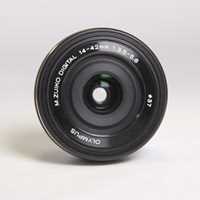 Used-Olympus M.Zuiko Digital ED 14-42mm f/3.5-5.6 EZ Zoom Lens Black