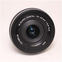 Used Olympus M.Zuiko Digital ED 14-42mm f/3.5-5.6 EZ Zoom Lens Black