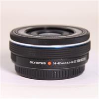 Used Olympus M.Zuiko Digital ED 14-42mm f/3.5-5.6 EZ Zoom Lens Black
