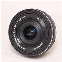 Used Olympus M.Zuiko Digital ED 14-42mm f/3.5-5.6 EZ Zoom Lens Black